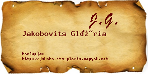 Jakobovits Glória névjegykártya